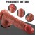 Master Perfection Dildo Derek - Isıtmalı İleri Geri Hareketli ve Rotasyonlu Gerçekçi Damarlı Yapay Penis Vibrator